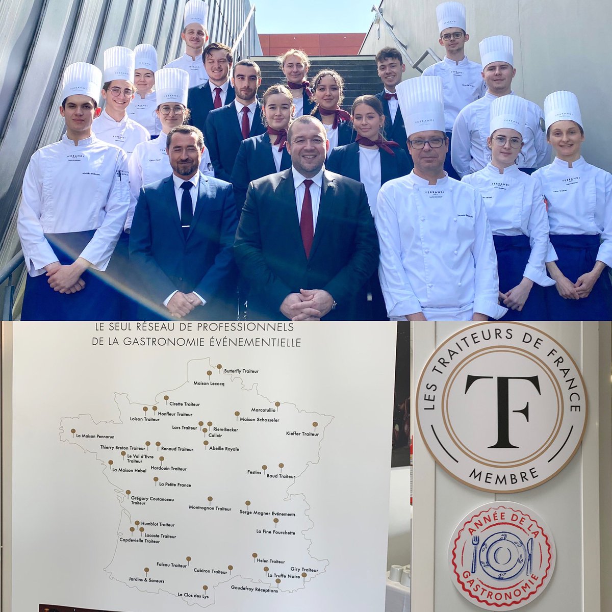 ggomez_chef's tweet photo. Arrivé au campus des métiers #ferrandi pour la rencontre des chefs  Traiteurs organisateurs de réceptions. Une rencontre labellisée Année de la gastronomie #ferrandi #ferrandibordeaux #traiteursorganisateursdereceptions #anneedelagastronomie https://t.co/9JSVA0ICrQ