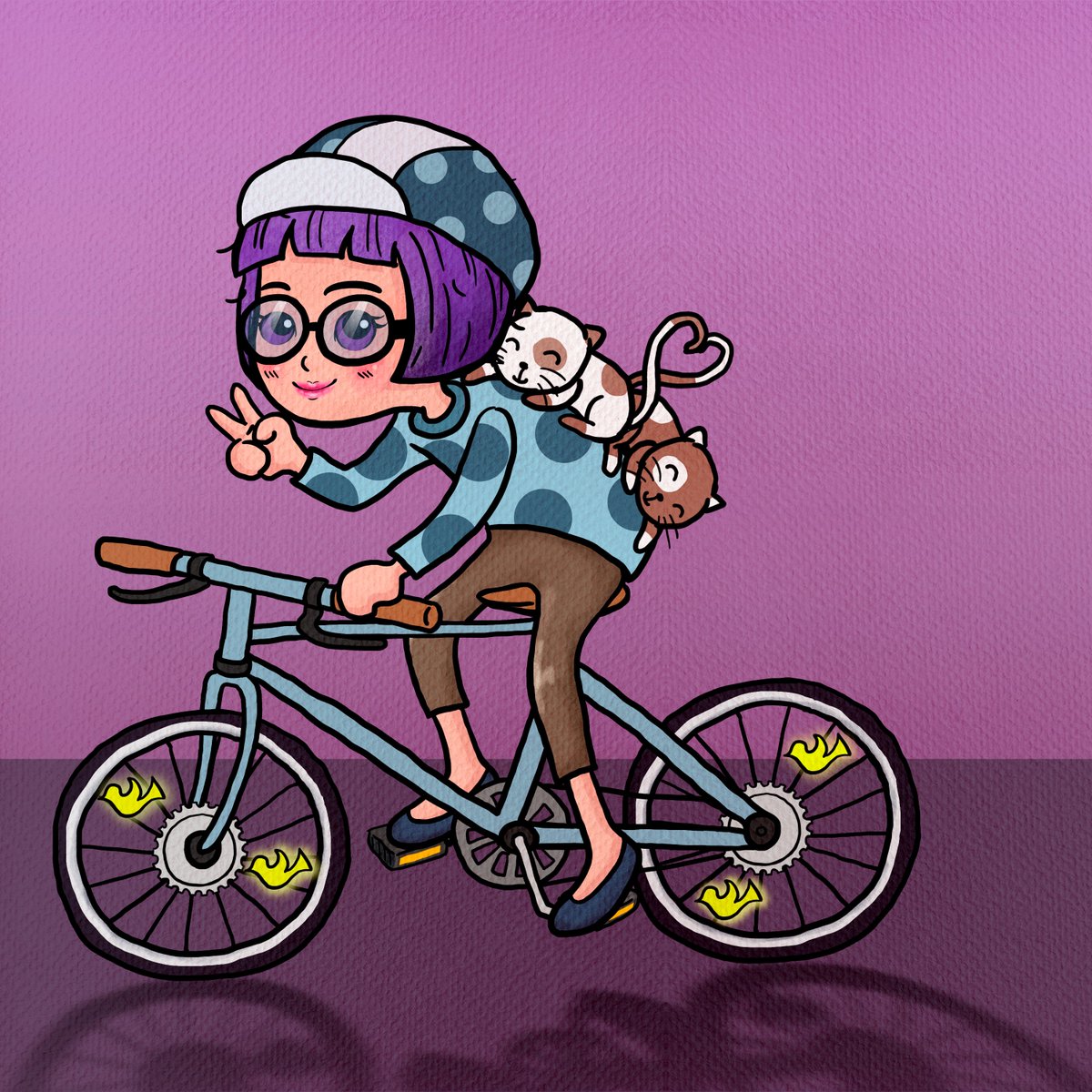 ❤️❤️❤️New Drop!!!  The inspires of Life ...
Go By Bike,  to gives a sense of freedom , inspired , happiness, a different perspective to all.

opensea.io/assets/matic/0…

#NFTcreator #NFTThaicommunity  #NFTs  
#NFTCollector #NFTartist #NFTdrop #collectibles 
#NFTartist #Nftarts