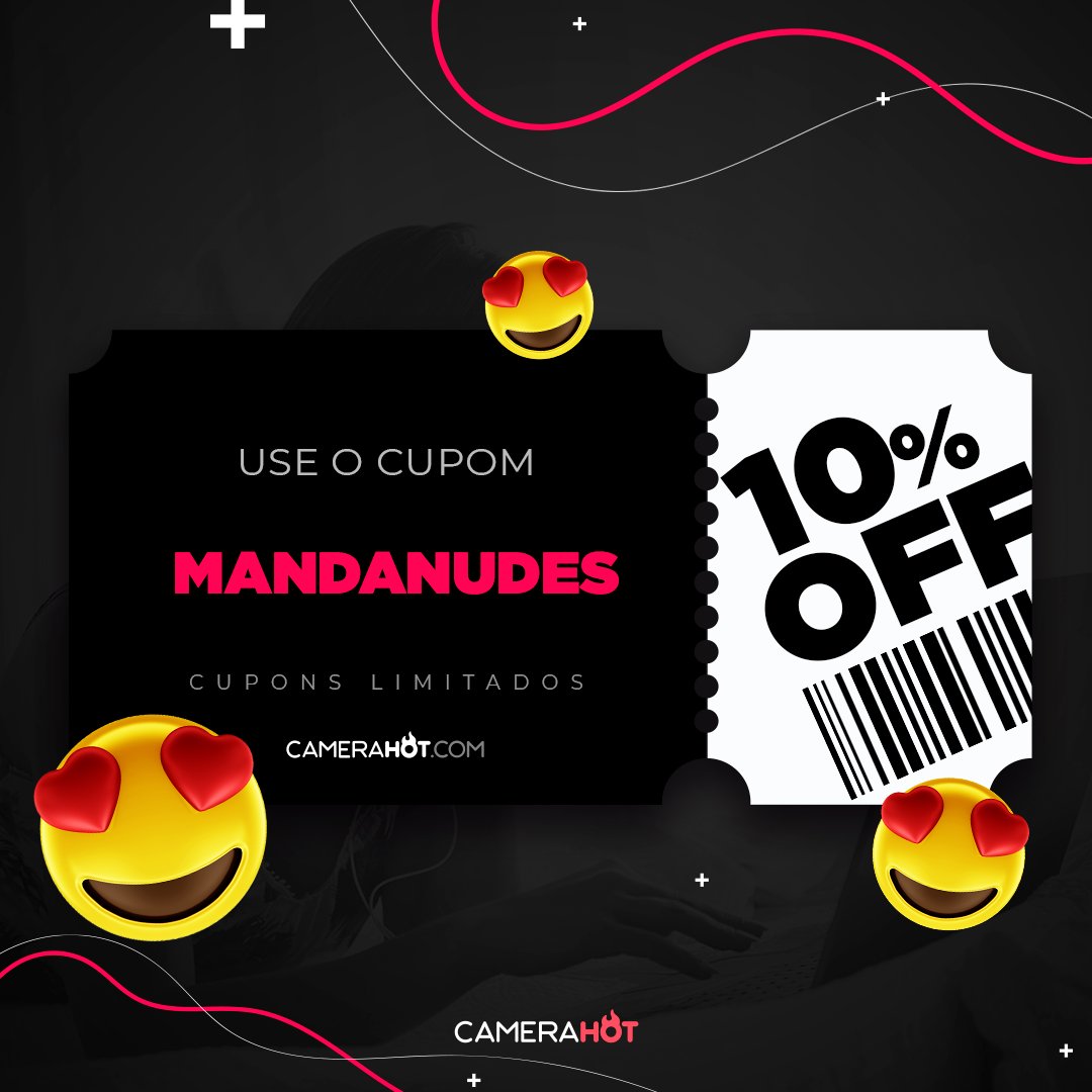 Sabia que no HotMessenger você pode mandar fotos e vídeos para a sua camgirl favorita?!! Sim, agora a troca de nudes está completinha, você manda, ela manda e todos ficam felizes! Aproveite então o cupom de 10% OFF, recarregue sua conta e mande aquela foto especial pra sua gata.