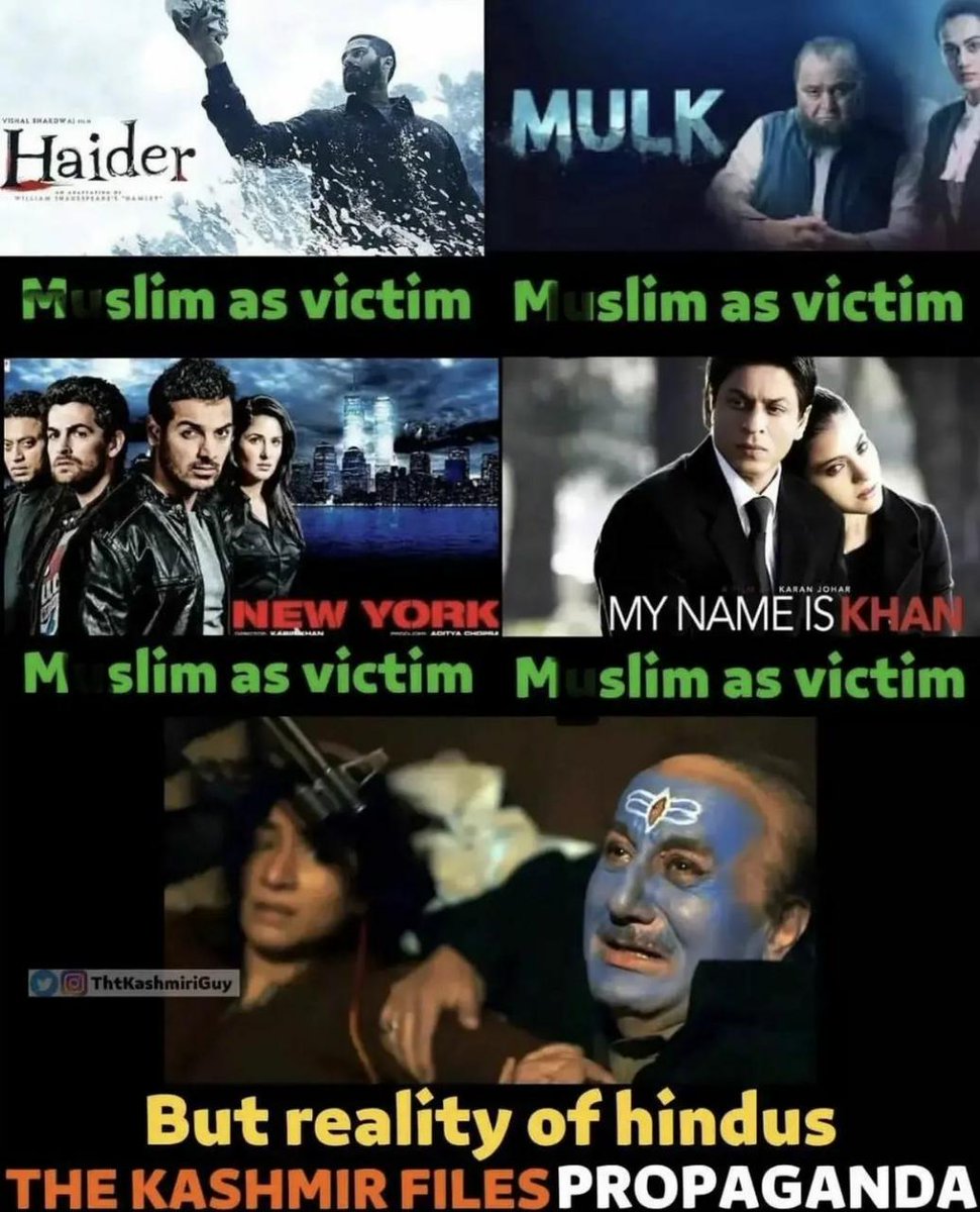 ChodasaniSatish's tweet photo. Everything is until a Hindu is not the Victim.. And then suddenly it turns into propaganda. 🤷🏻♂️ That's how #Sick-ularism works.
#TheKashmirFiles
#HinduLivesMatters
#Hindus
#KashmirGenocide
#GenocideTruth https://t.co/06iQY5eva7