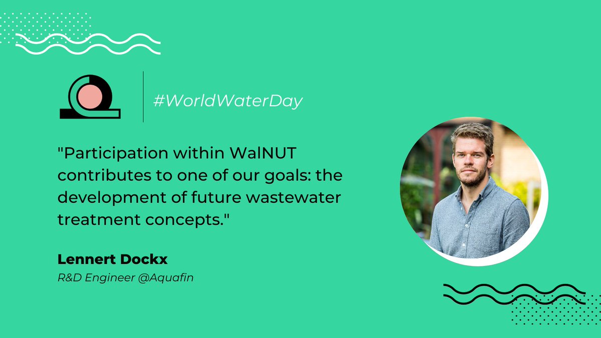 💧#WorldWaterDay

🌊#Wastewater streams are also a promising resource to recover #nutrients for plant fertilizing purposes 

👉walnutproject.eu/about/ 

⬇️<a href="/LennertDockx/">Lennert Dockx</a> is from our partner <a href="/AquafinNV/">Aquafin</a>⬇️