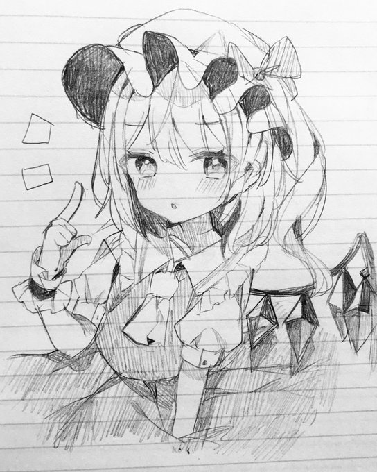 「早く寝なきゃダメだよ?」
#東方Project 