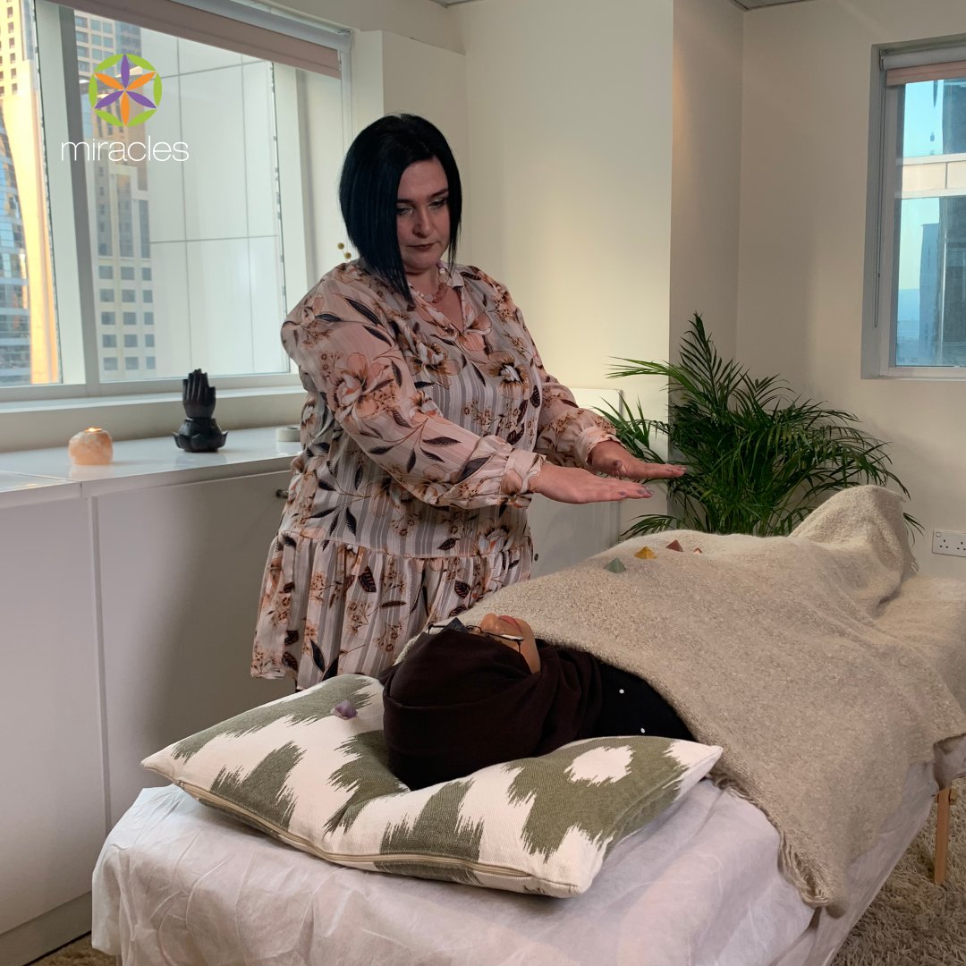 MiraclesDubai's tweet photo. Meet Jane! A transformational Coach and a Reiki Healing Practitioner.

Reiki Healing restores and enhances the flow of energy within your body, clears any existing blocks, and can guide you into a place of deep balance and harmony.  
#reikihealing #dubai #energyclearing #miracles https://t.co/VE2wqFxmBK