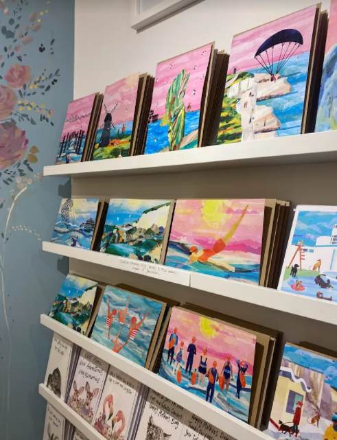 SOLDesign_Col's tweet image. Look whose work we bumped into the other day! @creativeflorence's cards are looking beautiful on the shelves of the @littlebeachboutique! Perfect for Mother's Day, if you ask us. Make sure you stop by to get some before it sells out :)