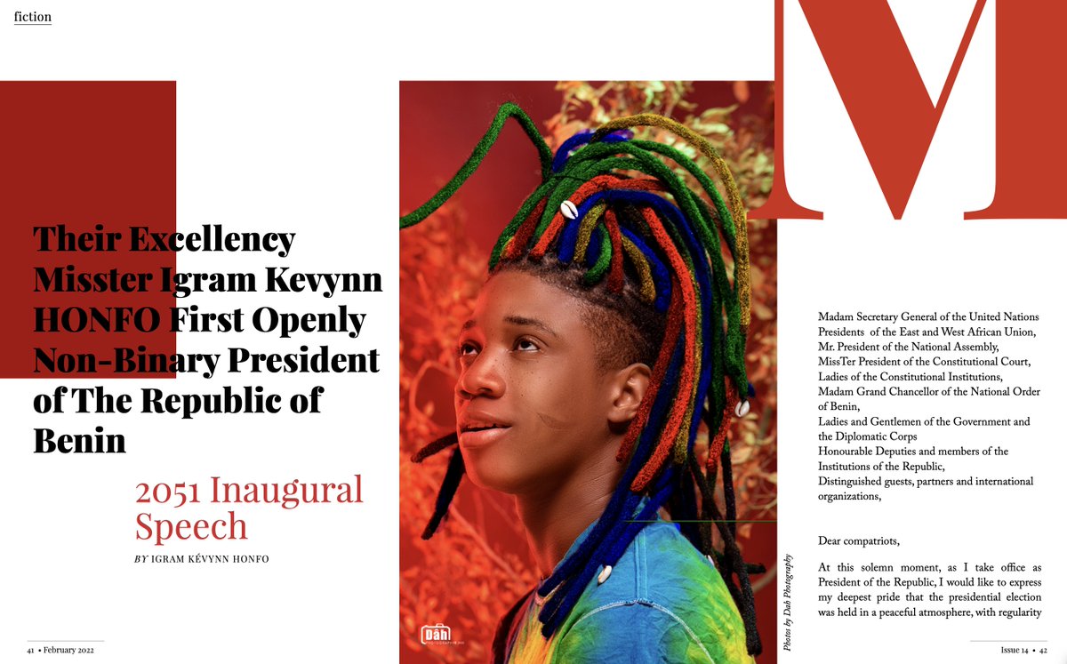 q_zine's tweet photo. Had a chance to check out the latest Q-zine yet? If not, here is our online magazine: https://t.co/bAJ5vsru10 
Little bonus: a snapshot of what it could be like to have a non binary head of state on the African continent: https://t.co/nYRAXP1CLd 
#lgbtq #art #culture #africa https://t.co/XWOr5ZNgFb