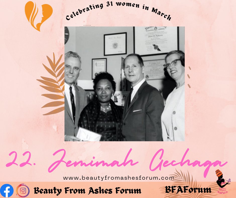 BFAForum's tweet photo. 🌹Jemimah Gecaga (1920–1979) was the first woman to serve in the legislature of Kenya and founder of woman's advocacy organization Maendeleo Ya Wanawake.
Read all about her as we celebrate women: https://t.co/Uu1iToLclW
#tuesdaymotivations #tuesdayvibe #BFAForum #celebratingwomen https://t.co/IWOs62E2dF