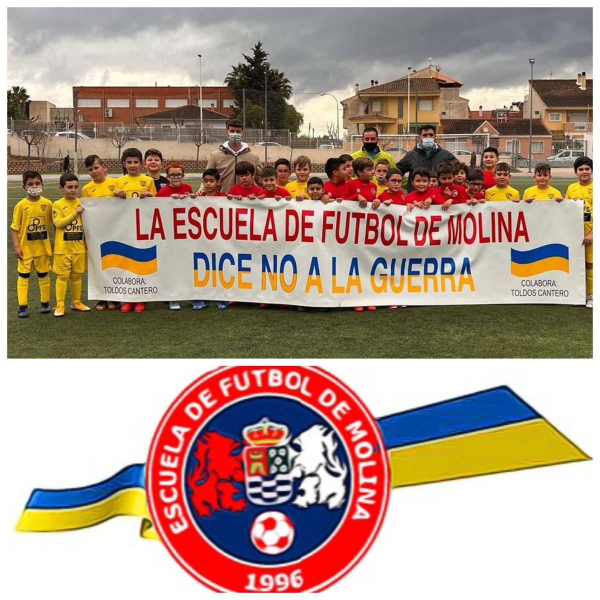 📸 la imagen de la jornada📸

<a href="/EFMolinaOficial/">EF. Molina de Segura</a> vuelve a ser protagonista en la imagen de la jornada su director <a href="/GambinLopez/">Jose Angel Gambin</a> anunciaba que subvencionará a jugadores ucranianos en cualquier edad en la escuela. 👏👏👏👏