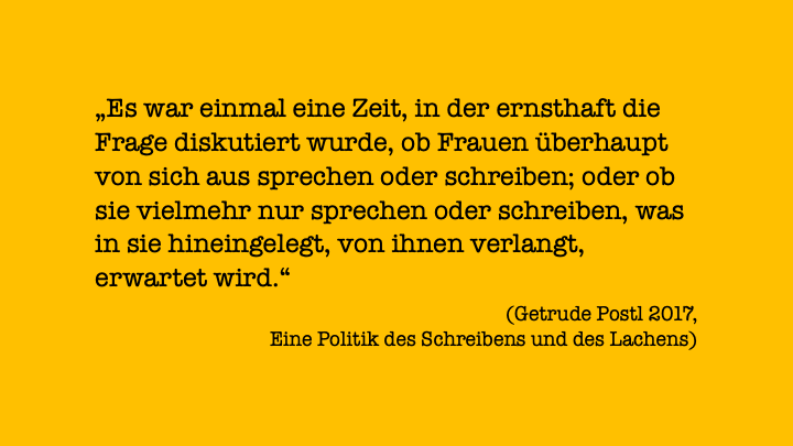 Aus dem Hörstück "Zu|m Wort kommen: Frauen in der Erwachsenenbildung|swissenschaft". 
Diskussion am 29. März, 17:00 - 18:30: koll-ag-e.org/digitale-sessi… 
#WomensHistoryMonth #Erwachsenenbildung