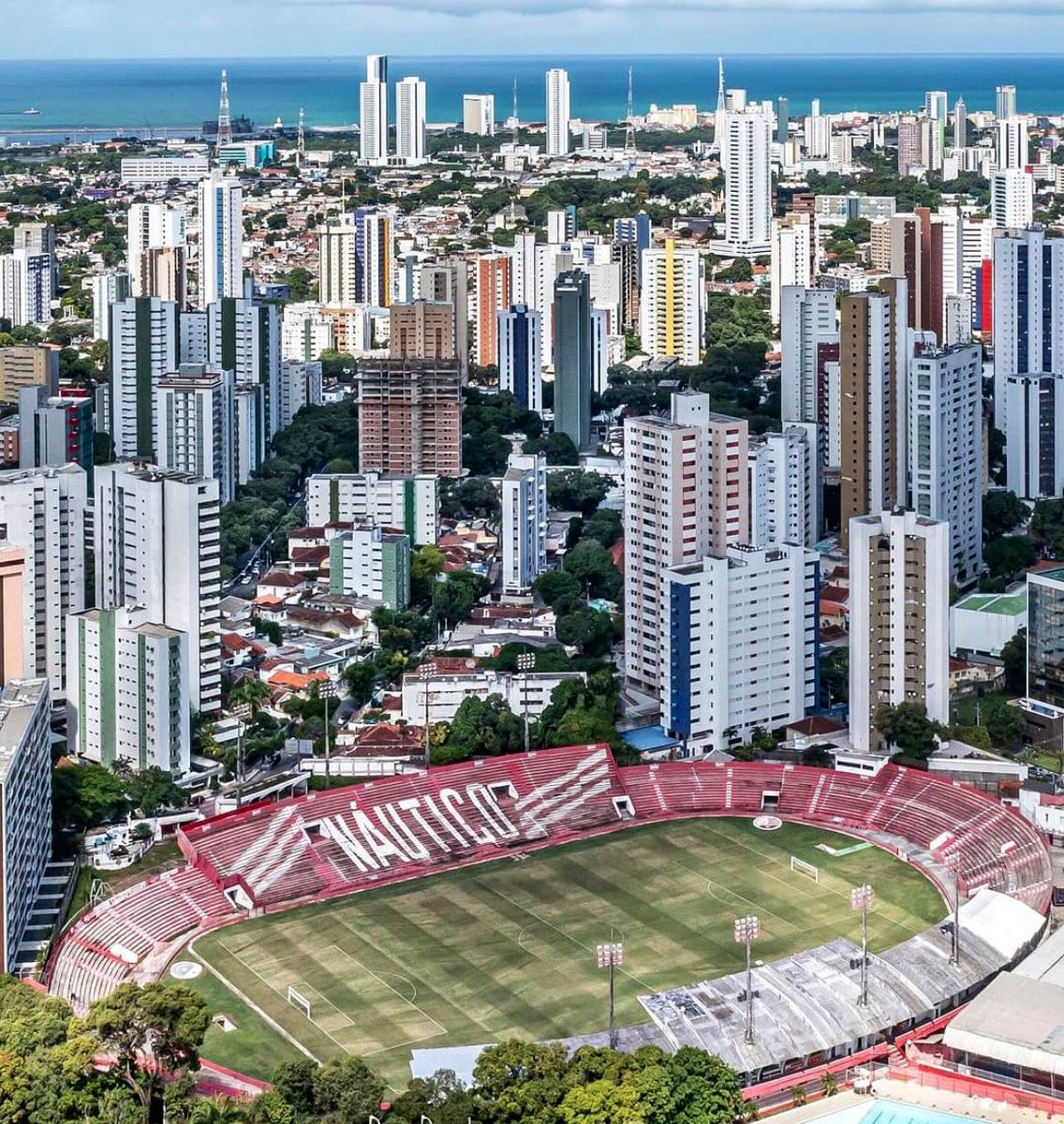 FutbolRomantics's tweet photo. Estádio dos Aflitos, the home of Brazilian side Clube Náutico Capibaribe. ❤️🤍

Recife, Brazil. 📍🇧🇷 https://t.co/mdDBZB1WYn