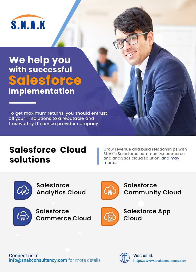 SNAK_INDIA's tweet photo. SCS - provides complete Salesforce Services to help you run your business more efficiently
https://t.co/TI82yUOe6k
#snakconsultancyservices #salesforceservices #SalesforceMigration #SalesforceConsulting #SalesforceImplementation #snak #avatar https://t.co/uU3b1cjTSK