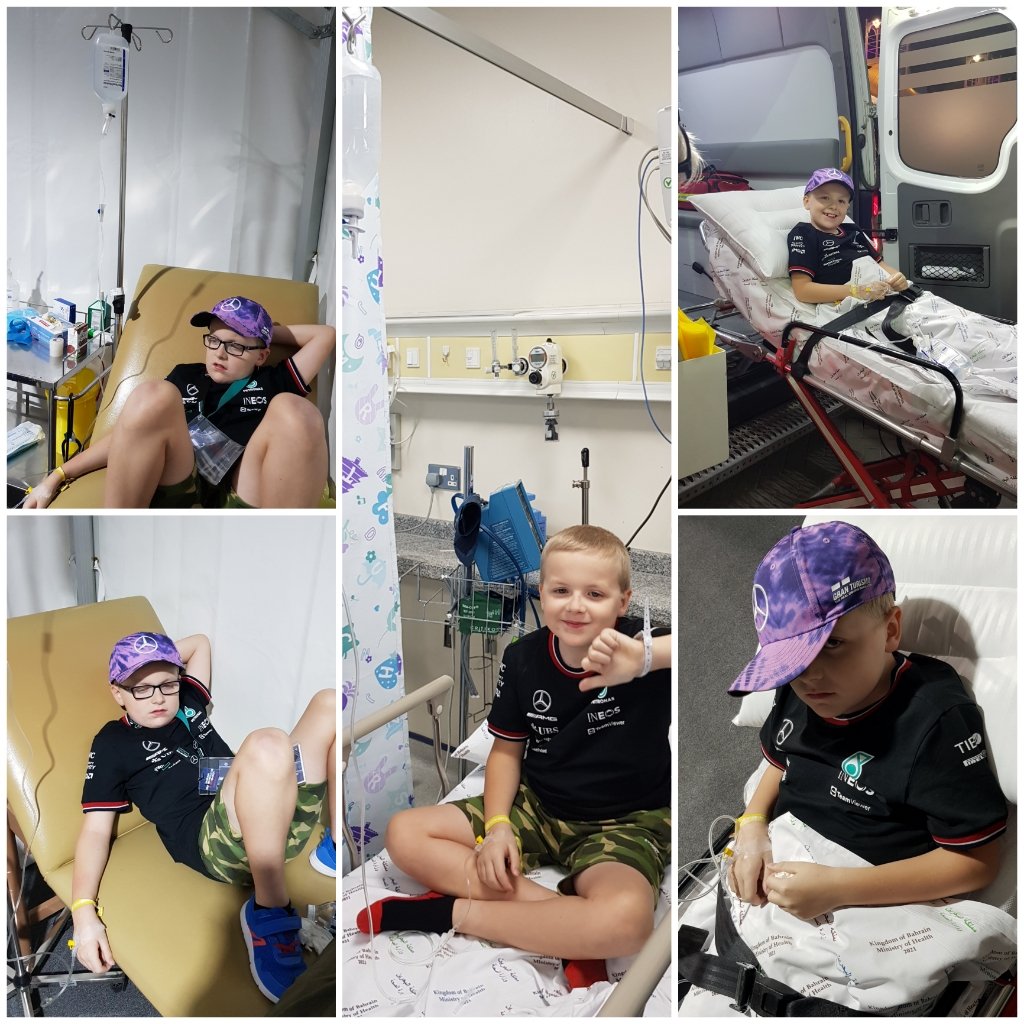 HaveToHoldFD's tweet image. Amazing few days at the #BahrainGP but gutted to have missed the last half of main event, little man took a turn and needed emergency treatment &amp;amp; an ambo to hospital 😭 He was so upset to miss @LewisHamilton on podium 🏁🏎 Huge shout out to all the medics @BAH_Int_Circuit 👍 @F1