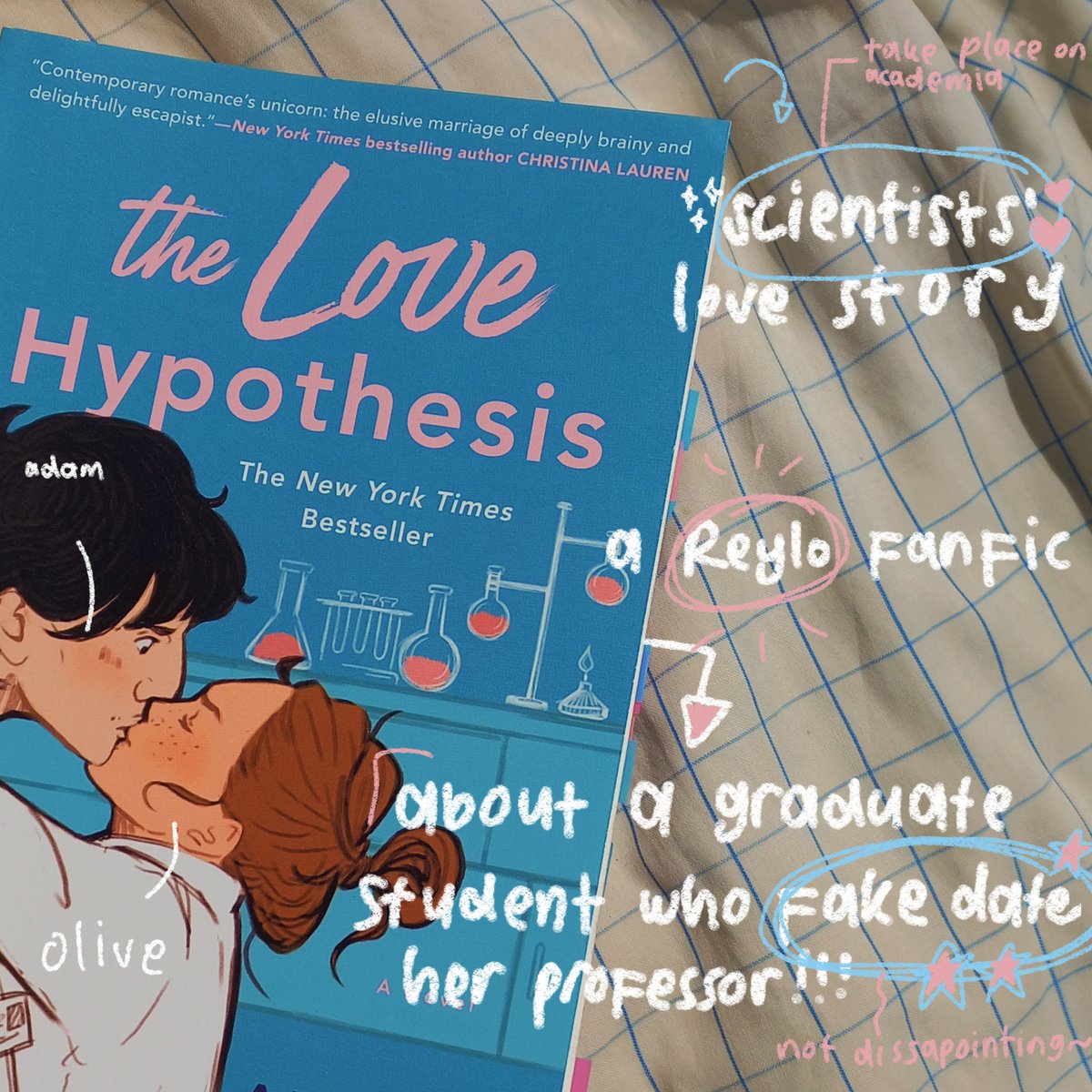 literarybase's tweet photo. /lt why you should read the love hypothesis by ali hazelwood:  https://t.co/rApbypx5di