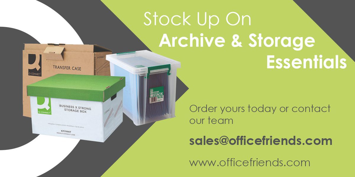 OfficeFriends's tweet photo. As the upcoming #TaxYear approaches, the need for storage and archival equipment remains. Check out our range of #StorageSolutions like bankers’ boxes today to keep your workspace organised and clutter free! Shop Now -> https://t.co/esGX5jqEMw https://t.co/C6IsjDPuMU