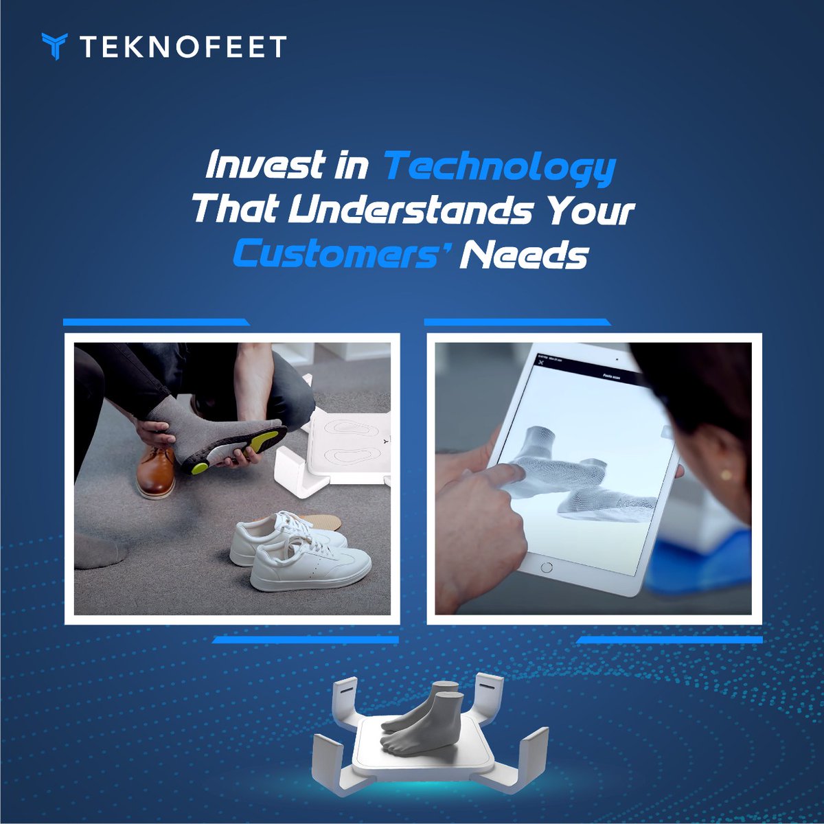 teknofeet_tech's tweet photo. Be a part of the change that makes your online and offline footwear shopping experience hassle-free and strengthens your brand loyalty.

Book a demo now: https://t.co/GupetkA7el 

#RedefineYourShoes #Teknofeet #Technology https://t.co/xHRRB2NB03