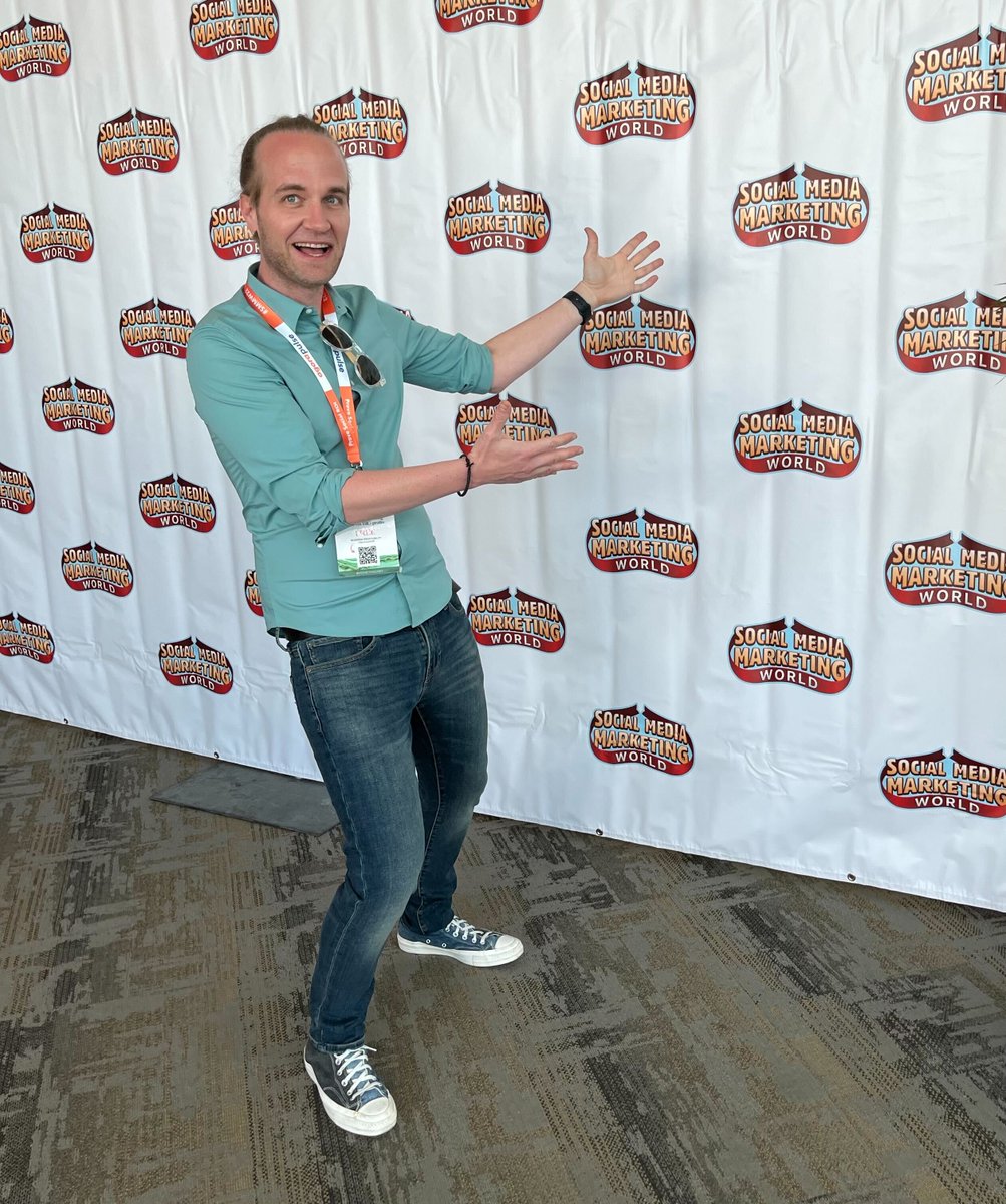 Cloudalize's tweet photo. Last week our CMO Joeri Billast attended Social Media Marketing World 2022 in San Diego, California.

We look forward to hearing about his experience 🙂

#smmw22 #smmw https://t.co/aYmKjayBB5