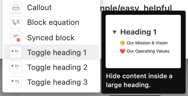 hyperroll_'s tweet image. dear @NotionHQ, i&apos;m not sure when you decided to release toggle headings, but i&apos;m so glad you did ✌️