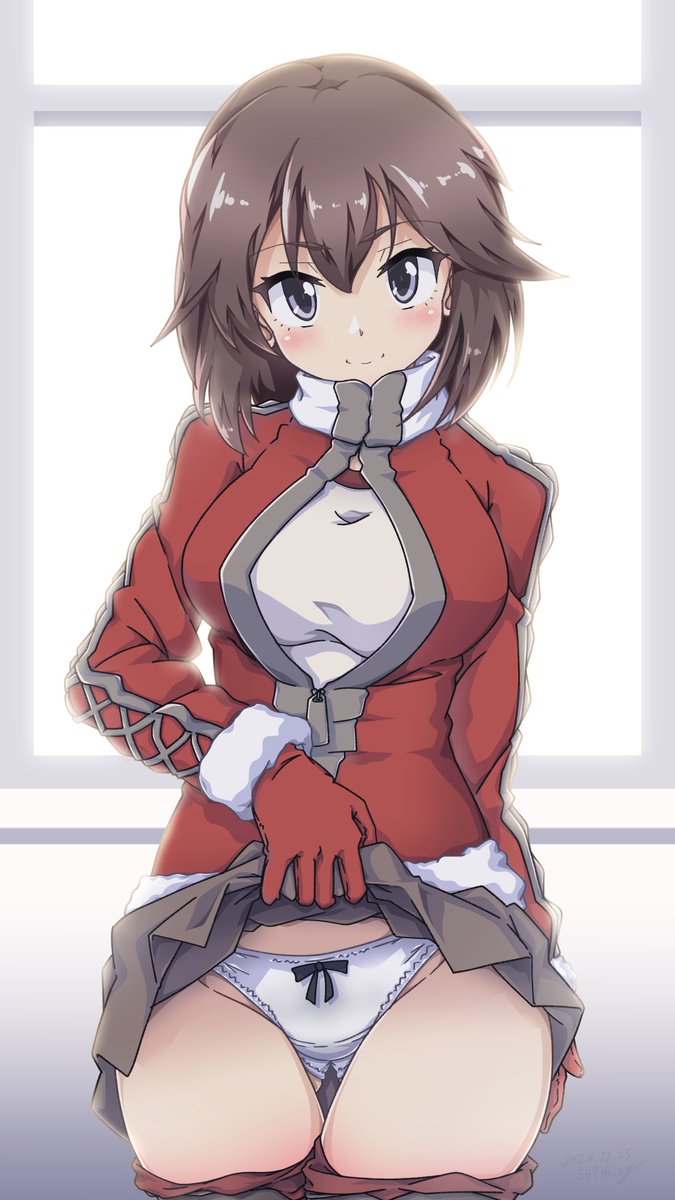 速吸(艦これ) 「速吸さんとコロラドさんの過去絵を再掲して描いた気になっておきましょう... 」|547th_syのイラスト