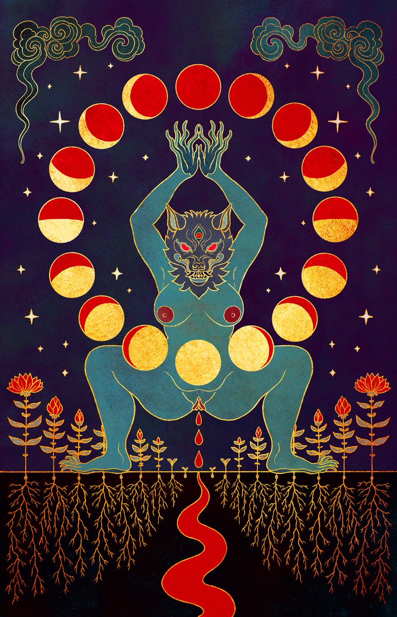 「Blood Moon

>:3 」|💀🐺🌱ArtofMaquenda🍄👹🩸のイラスト