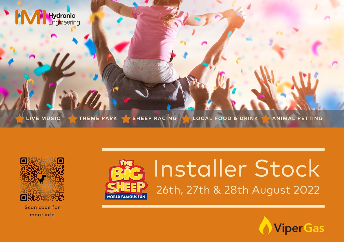 vipergas's tweet photo. We're proud to announce the Sponsor & Support of IMI #installerstock ๐งก๐ป @IMIHydronicUK
Hope to see many of you there ๐ going to be cracking as always seen in recent years! ๐ฅ๐๐ฅฉ๐ง
Get your tickets here ๐
https://t.co/vDQzB3ZdXU
@neil_bunning @iammrjasonmoore https://t.co/aegscPaA2C