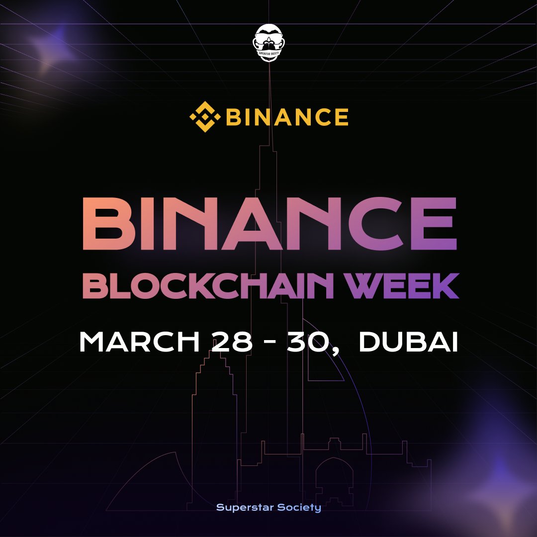 JUST IN: <a href="/SSSxNFT/">Superstar Society NFT</a> will attend #BinanceBlockchainWeek in Dubai!
Who is ready to meet the founders: <a href="/AntoMatuschka/">A M</a>, <a href="/KCsosz/">Krisz</a> and <a href="/ioantripa/">Alex Tripa</a>? 👀🇷🇴
#Dubai #crypto #NFT #Binance #SuperstarSociety #romania #trustmarket #truststaking #elrondblockchain