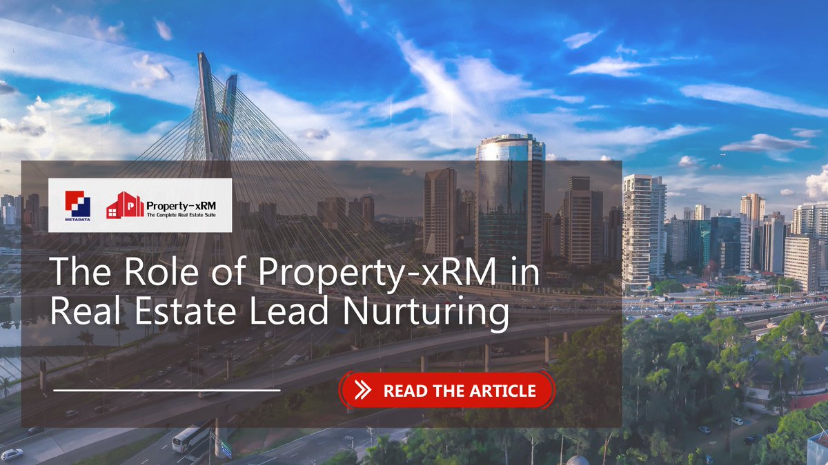 MetadataCorp's tweet photo. Real Estate Leads are one of the most valuable leads. And there's nothing worse than having those leads fall through the cracks.

Read how Property-xRM and Microsoft Dynamics 365 can help in lead nurturing: https://t.co/qZzexkTuBl

#realestatecrm #PropTech #propertyxrm #CRETech https://t.co/2YafepL9a0