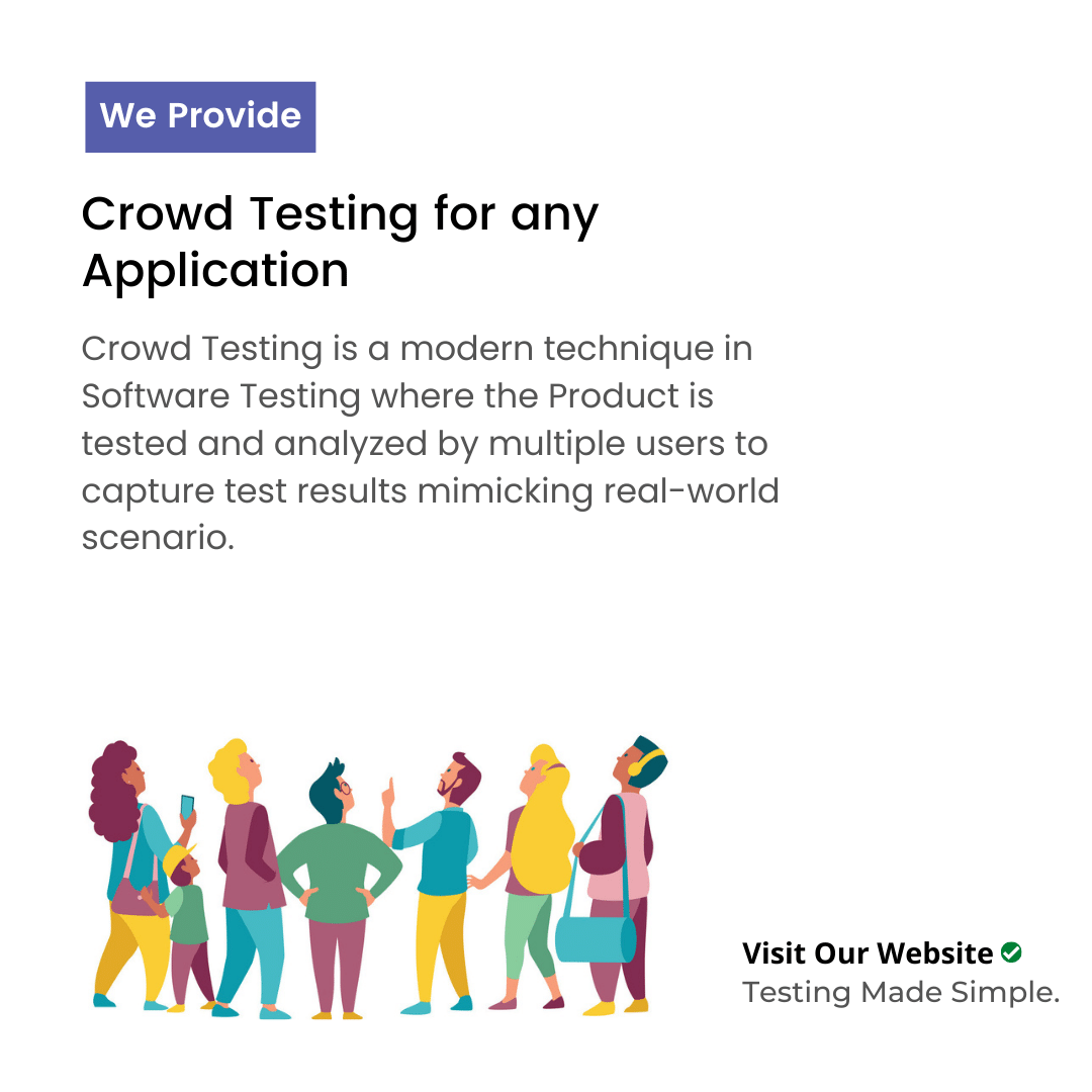 testing_simple's tweet image. Crowd Testing for any application
Uk Based🏴
We Offer Wide Range Of Software Testing Services Covering Various Industries
Committed To Serving Clients♥️
👇👇
testingmadesimple.co.uk
#softwaredevelopment #bugtracking #softwaretesting #testautomation #qa