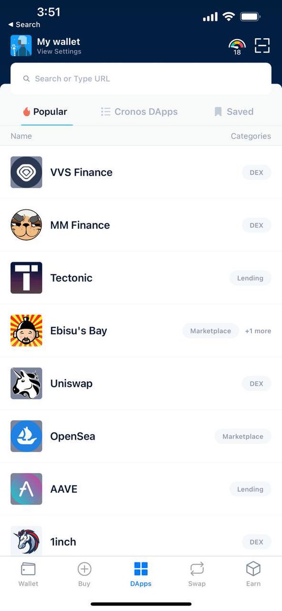 DID WE JUST MAKE IT ONTO THE POPULAR PAGE OF CDC DEFI WALLET? Does this mean that the DD by the community is actually gna happen? Are we going to be….? 

10000% MADNESS
<a href="/MMFcrypto/">Na Dai</a> <a href="/MadMeerkatNFT/">Mad Meerkat Burrow | Mad Merge Live</a> <a href="/cryptocom/">Crypto.com</a> <a href="/kris/">Kris</a> 

#CRO #crofam #MMFinance #cryptocom #lfcro