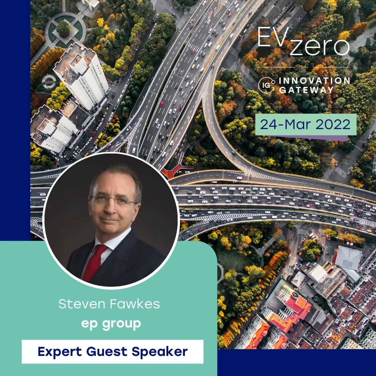 InnovatnGateway's tweet photo. Delighted to have @DrSteveFawkes from @energyproltd, at our #EVzero action group this Thur with @Tesco @NatWestGroup @LeasePlanUK @DefraGovUK and more – where he will discuss commercial aspects of critical #EV deployments. Find out more about EVzero here https://t.co/QcwPIKGMKF https://t.co/fLAuAz269l