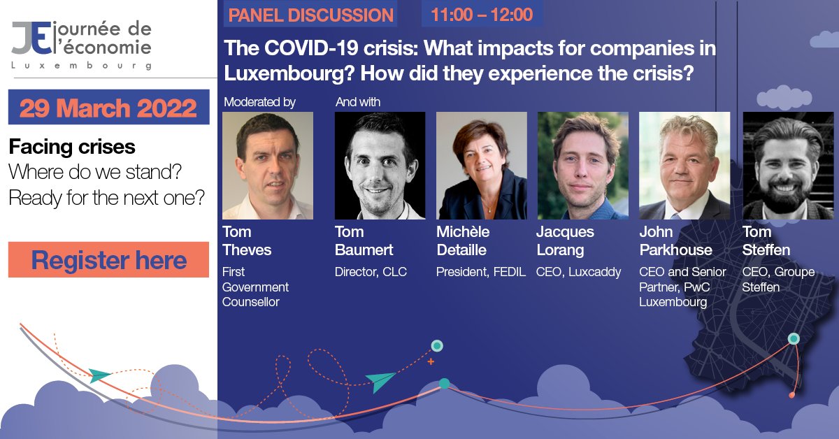 John Parkhouse (@j_parkhouse_pwc) on Twitter photo Thrilled to be participating at the Journée de l'Economie in a panel discussion moderated by Tom Theves, First Government Counsellor, along with renowned figures from private sector and business representatives. To register: bit.ly/3KYG0ZD <a href="/JEcolux/">JEcolux 2022</a> <a href="/PwC_Luxembourg/">PwC_Luxembourg</a> Thrilled to be participating at the Journée de l'Economie in a panel discussion moderated by Tom Theves, First Government Counsellor, along with renowned figures from private sector and business representatives. To register: bit.ly/3KYG0ZD <a href="/JEcolux/">JEcolux 2022</a> <a href="/PwC_Luxembourg/">PwC_Luxembourg</a>