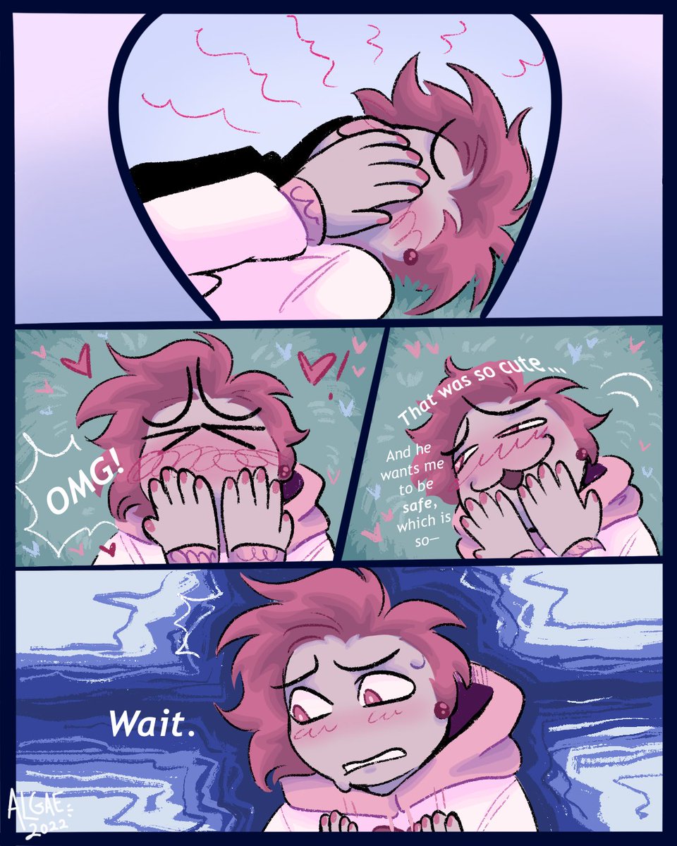 ALGnsfw's tweet photo. Do I Know You? (4/4)
#HelloMyLove #HelloMyLoveComic #HML #HMLcomic #HMLal #HMLalgae #HMLyb https://t.co/E8epzMGWXH