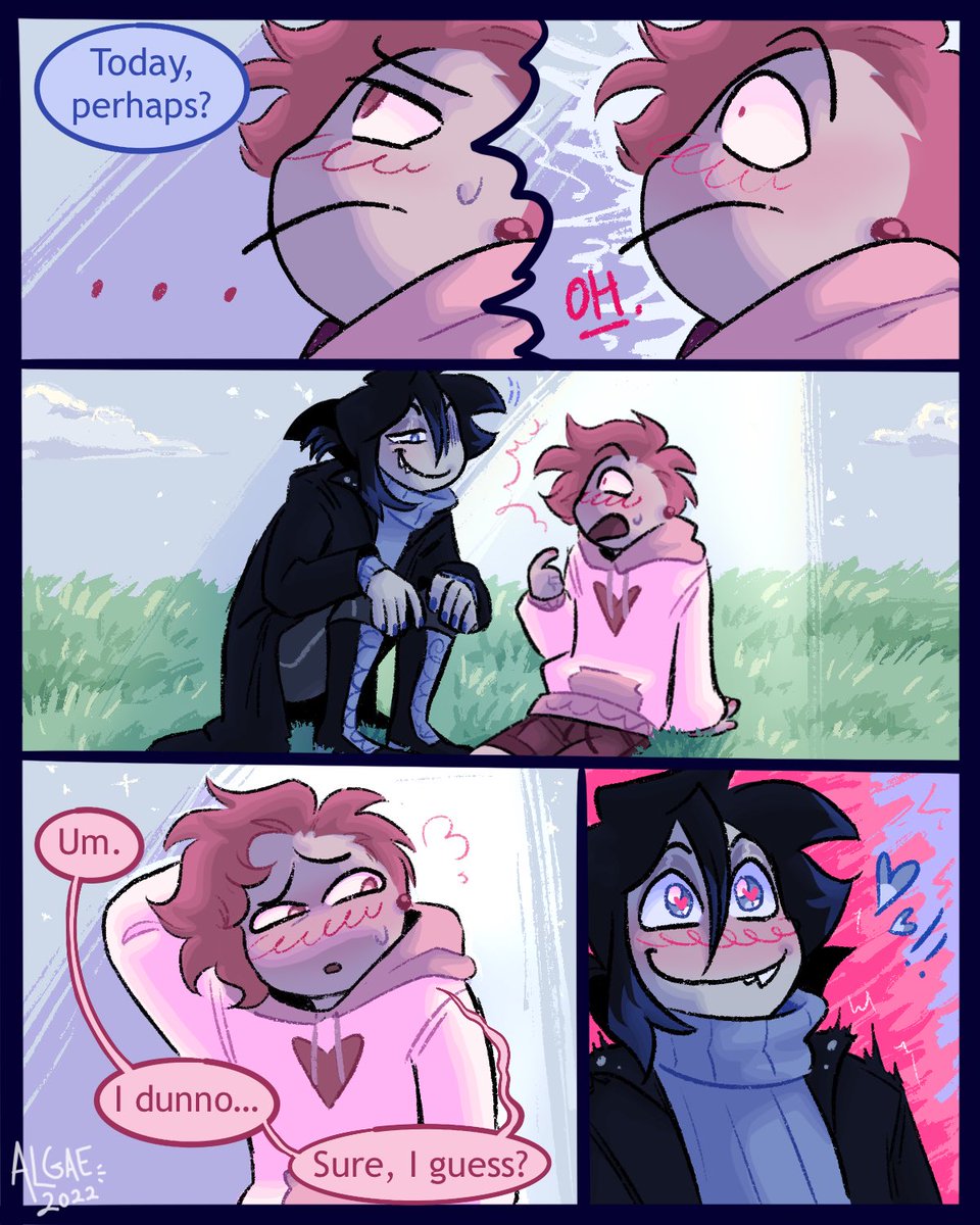 ALGnsfw's tweet photo. Do I Know You? (4/4)
#HelloMyLove #HelloMyLoveComic #HML #HMLcomic #HMLal #HMLalgae #HMLyb https://t.co/E8epzMGWXH