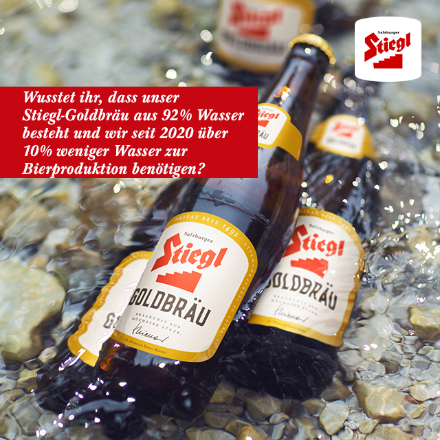 Am 💦 Weltwassertag 💦 möchten wir mit euch gerne ein paar wissenswerte Fakten rund um das Thema Stiegl &amp; Wasser mit euch teilen. Für mehr Infos schau gerne hier vorbei stie.gl/tagdeswassers 
#tagdeswasser #sustainabilitygoals