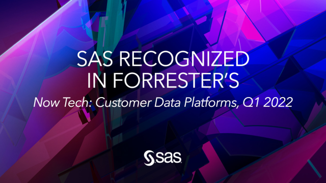 Why do marketers use CDP? Read the report to see why and why SAS is recognized as one of only five companies included in the large market presence segment. #CDP bit.ly/37Jkae5