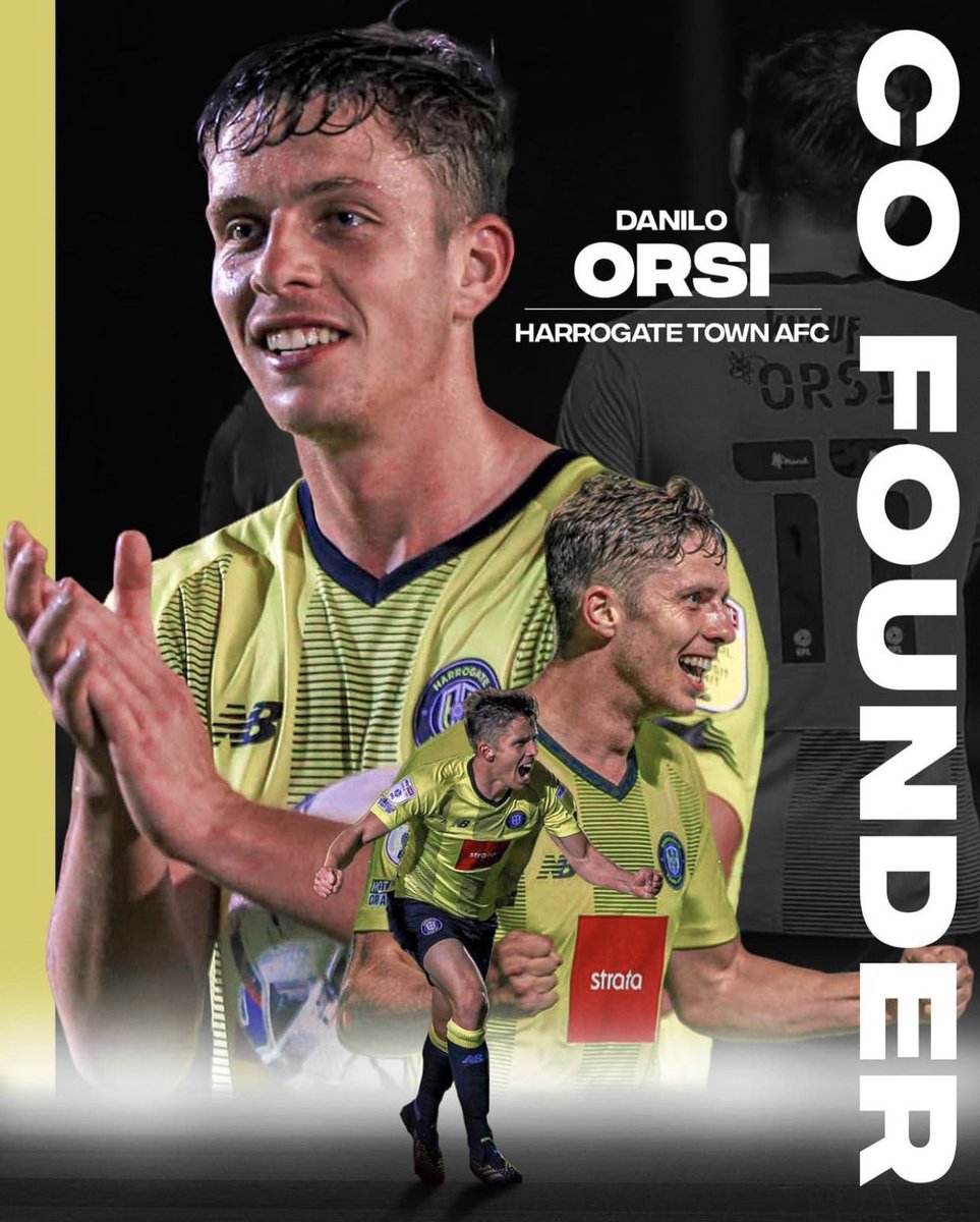 PowerhauseAcad's tweet photo. 𝙄𝙣𝙩𝙧𝙤𝙙𝙪𝙘𝙞𝙣𝙜…

@PowerhauseAcad Co Founder, @DaniloOrsi of @HarrogateTown.

(1/3) https://t.co/8gUnhqlyNY