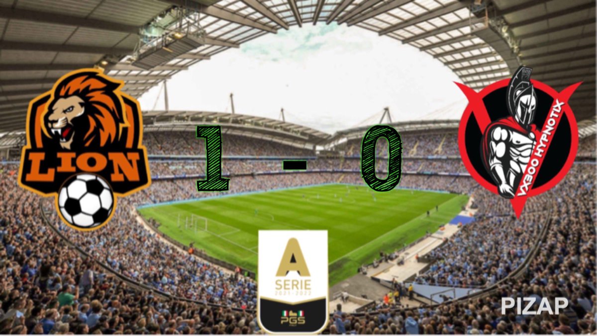 📝 | REPORT

🏆 | CAMPIONATO SERIE 🅰️ <a href="/PGS_ITALY/">PGS ITALY</a> @ProClub_LS  
🗒️ | 6º GIORNATA season 2
🆚 | <a href="/Hypnotix_PS/">Hypnotix</a> 
🏟 | 1-0 ✅
⚽️ | <a href="/Samuele11232470/">Samuele17</a> 
👟 | <a href="/AndryArry/">Andrea Arrivabene</a>