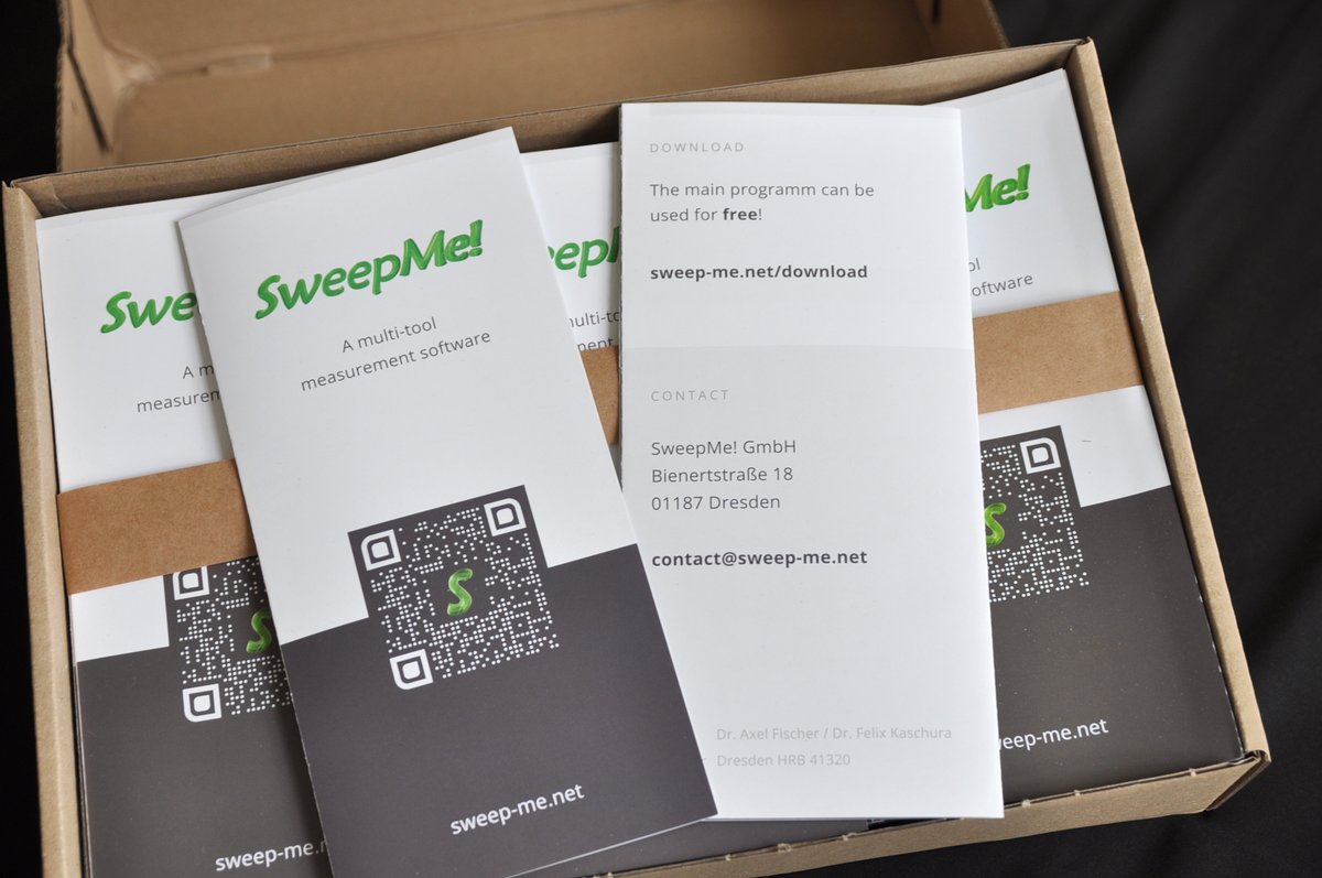 ℹ️ Our new #leaflet arrived.

You can get yours this week at #LOPEC fair in Munich at booth B0.308 of OES.

By the way, the QR code also works with the image below 😉

#Kudos to <a href="/stadtteilliebe/">stadtteilliebe</a> for the design 😀

#FlexibleElectronics #PrintedElectronics #OrganicElectronics