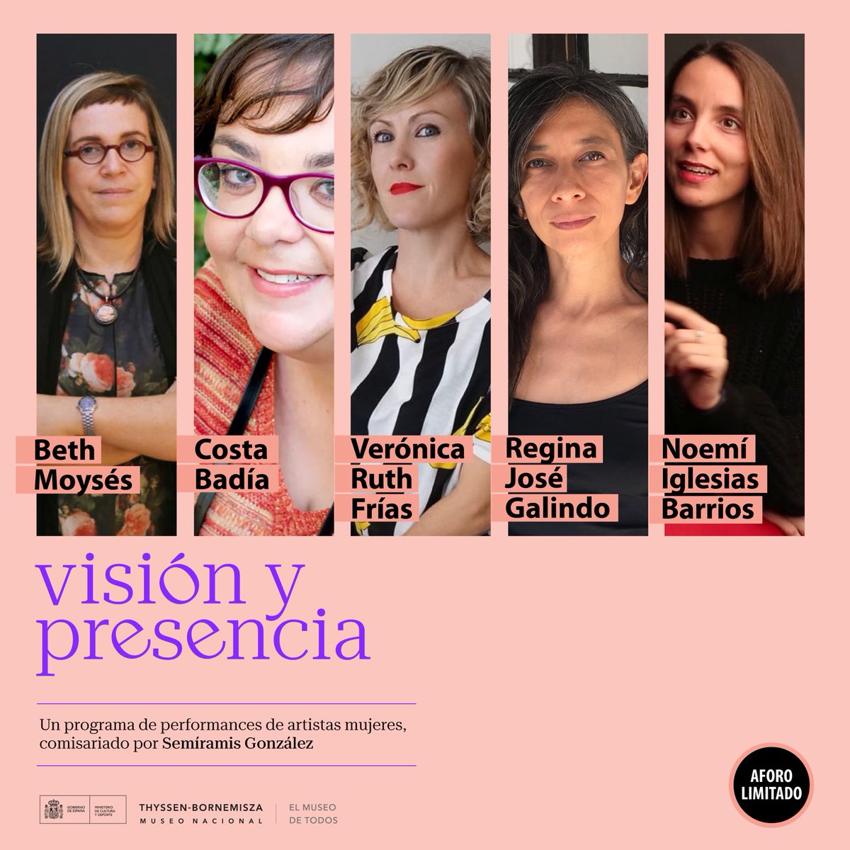 semiramis_glez's tweet photo. Mañana arrancamos con la primera. Beth Moysés y 10 mujeres supervivientes de la violencia machista curarán el dolor de todas. Os esperamos a las 17:30 h. en el ⁦@MuseoThyssen⁩ https://t.co/NJ7eilhSZY