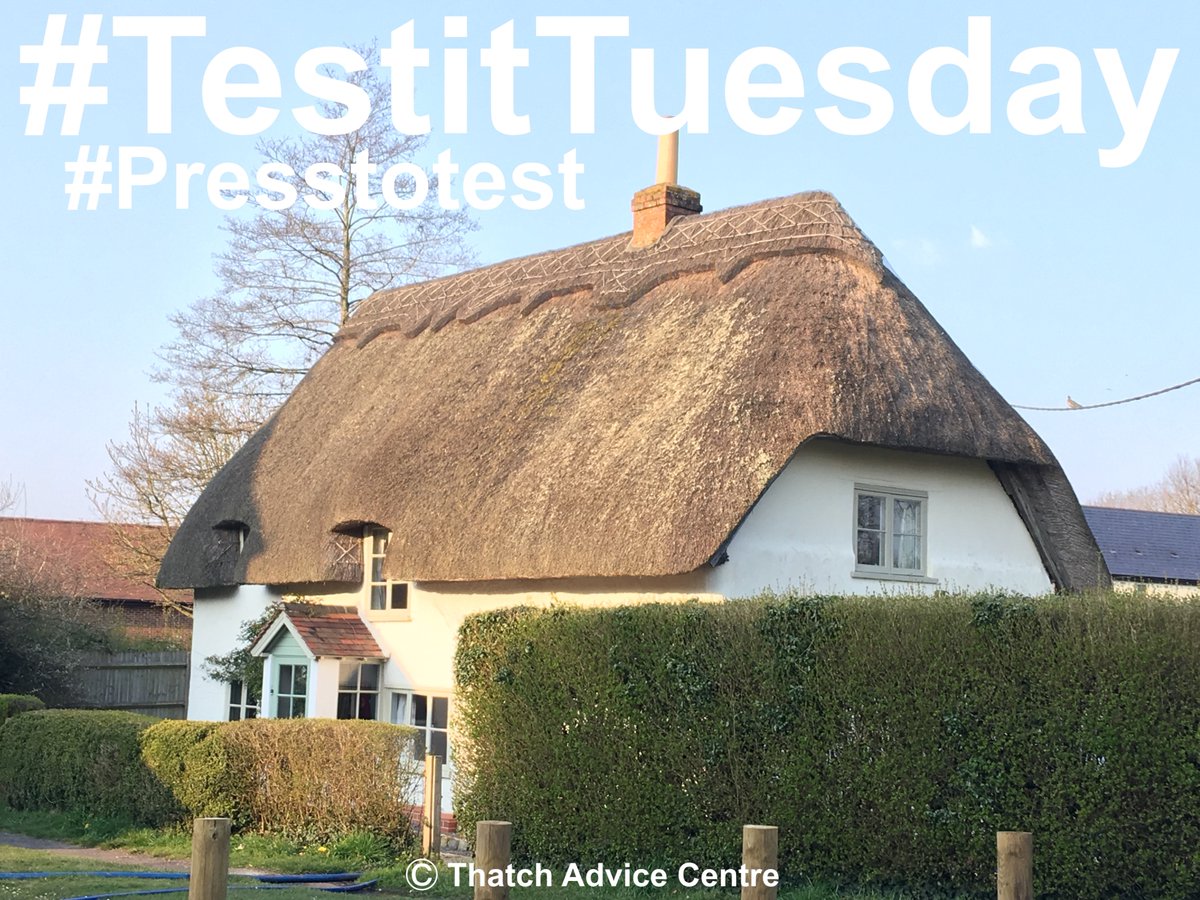 #ThatchAdvice. #TestitTuesday Our weekly reminder - Test your Smoke & CO Alarms. keep working together & stay safe! 
@Lyndhurst48 @NFCC_FireChiefs @Norfolkfire @nottsfire @OxonFireRescue @Romsey33 @fire_scot @shropsfire @SuffolkFire @UKFireMag @UKFireService @WarksFireRescue https://t.co/QdMGKe1YhY