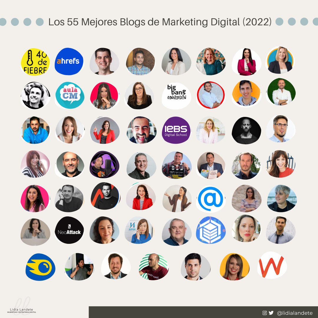📢𝐃𝐄𝐒𝐂𝐔𝐁𝐑𝐄 𝐋𝐎𝐒 𝟓𝟓 𝐌𝐄𝐉𝐎𝐑𝐄𝐒 𝐁𝐋𝐎𝐆𝐒 𝐃𝐄 𝐌𝐀𝐑𝐊𝐄𝐓𝐈𝐍𝐆 𝐃𝐈𝐆𝐈𝐓𝐀𝐋 DEL MOMENTO. 🎖️
¿Conoces algún otro blog que debería incluir en la lista? 👇🏼

➡️ my.mtr.cool/dimjjvmcue

#marketingdigital #blogs #seo #marketingtips #sem #copywriting #marcapersonal
