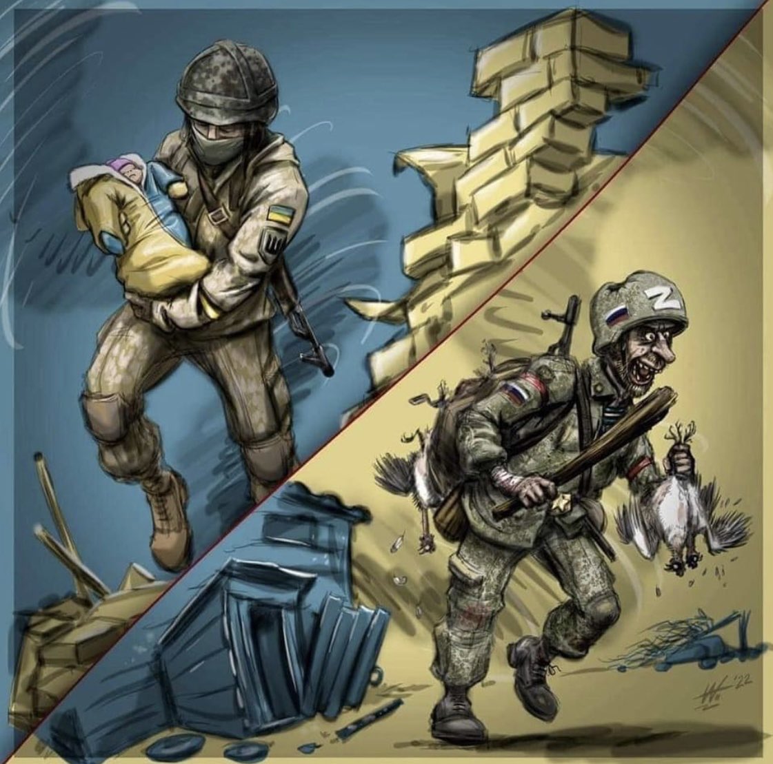 InnaPichkur's tweet photo. Між нами не просто різниця… між нами - прірва!

There is not just a difference between us… between us - an abyss!
#StopRussia #Ukraine️ #WARINUKRAINE https://t.co/7LZ2GsISCZ