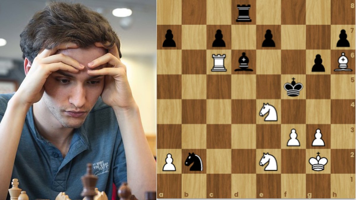 ChessifyMe's tweet photo. #TuesdayPuzzle by the #personoftheday, Germany's No 6 Alexander Donchenko, who turns 24 today!
White mates in 3.
Game: Alexander Donchenko vs Ivo Maris, Groningen, 2012.
π· Niki Riga
#chess #chesstactics https://t.co/BaYuT6yOaz