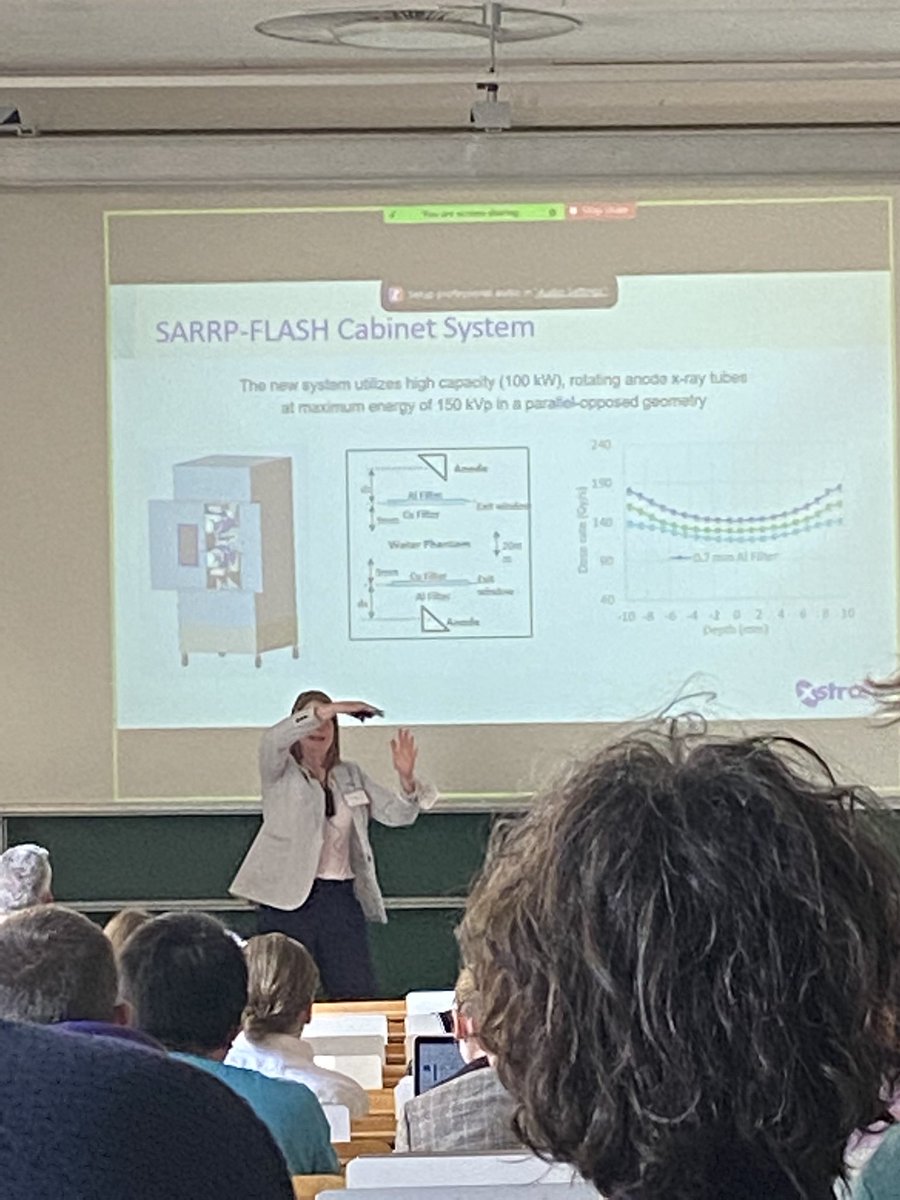 Great talk by Merle Reinhardt at the SmART conference yesterday, excited for new preclinical RT developments!  <a href="/Xstrahl_Inc/">Xstrahl</a> <a href="/QubPGJCCR/">The Patrick G Johnston Centre for Cancer Research</a>