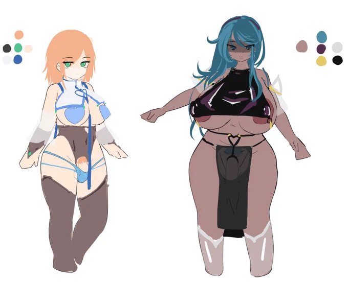 CG集用のキャラをつくっています 
