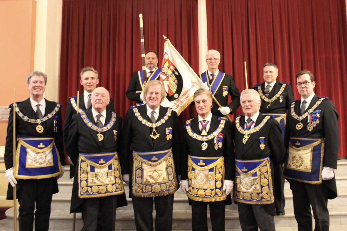 Congratulations to our new Provincial Grand Master ….