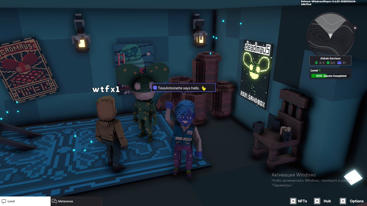 CaraBen4's tweet photo. @TheSandboxGame @deadmau5 I just participated in the daily #SandboxAlphaS2Contest for a chance to earn up to 1,000 $SAND! Starting March 17 - Selfie with Deadmau5. Check out my screenshot below!
👇 #SandboxAlphaS2 https://t.co/W5fN5glmOF