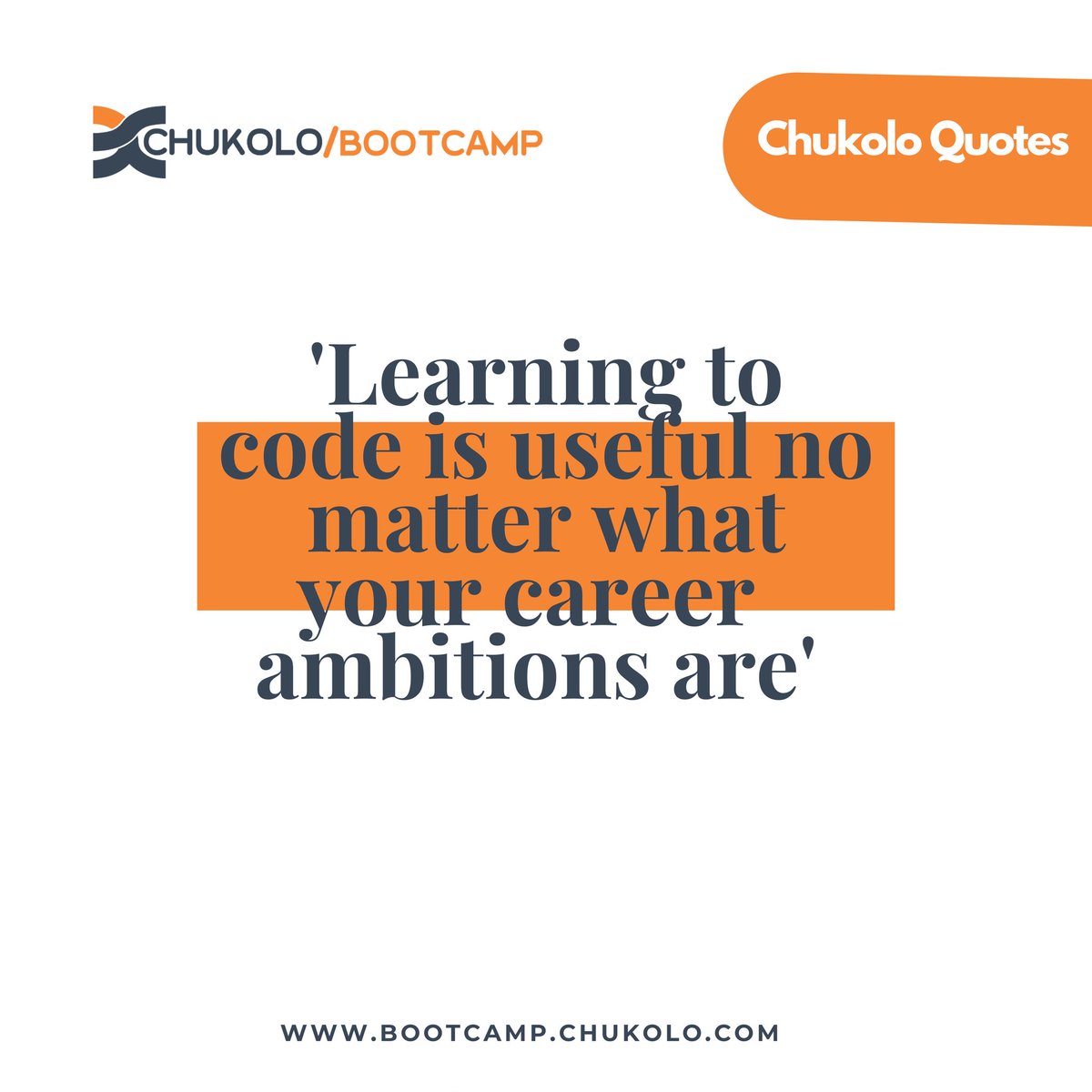 ChukoloBootcamp's tweet photo. Wise sayings.
#LearningWithChukolo #YouSefFitSabiCode 
#chukoloBootcamp https://t.co/mFcjJvIfqL