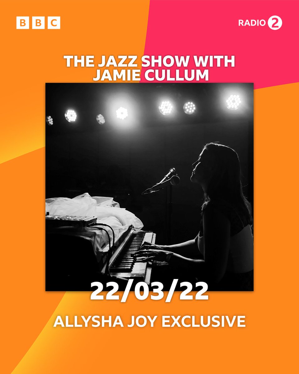Catch <a href="/jamiecullum/">Jamie Cullum</a> tonight on The Jazz Show at 9pm for an <a href="/AllyshaJoy/">Allysha Joy</a> exclusive 👀📻.

With music from <a href="/TheGrowthEterna/">The Growth Eternal</a>, <a href="/digableplanets/">Digable Planets</a>, <a href="/waltersmithiii/">Walter Smith III</a>, <a href="/mtwstevens/">Matthew Stevens</a> &amp; <a href="/M_C_Argiro/">Maria Chiara Argirò</a> + many more. 

Tonight 9pm: 🌐bbc.in/3IuzcBg