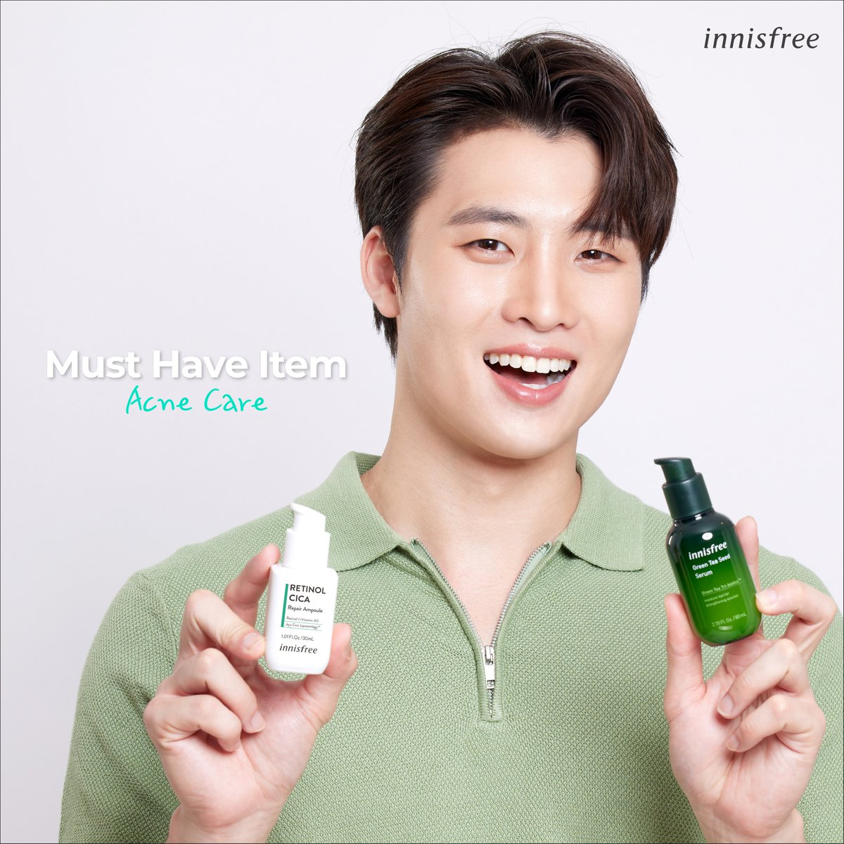 innisfree_TH's tweet photo. 💚 เติมความชุ่มชื่น สร้างเกราะป้องกันผิว ด้วย Hydration Boost กับ Green Tea seed serum ก่อนที่จะลง 

✨ Retinol Cica Repair Ampoule ช่วยหยุดวงจรผิว          แก้ปัญหาสิว ลดรอยดำ และรอยแดงจากสิว 

 #innisfreethailand #retinol #ขวดเดียวจบปัญหาสิว #Greenteaseed  #innisfreexMean https://t.co/6GqeoPjxe8