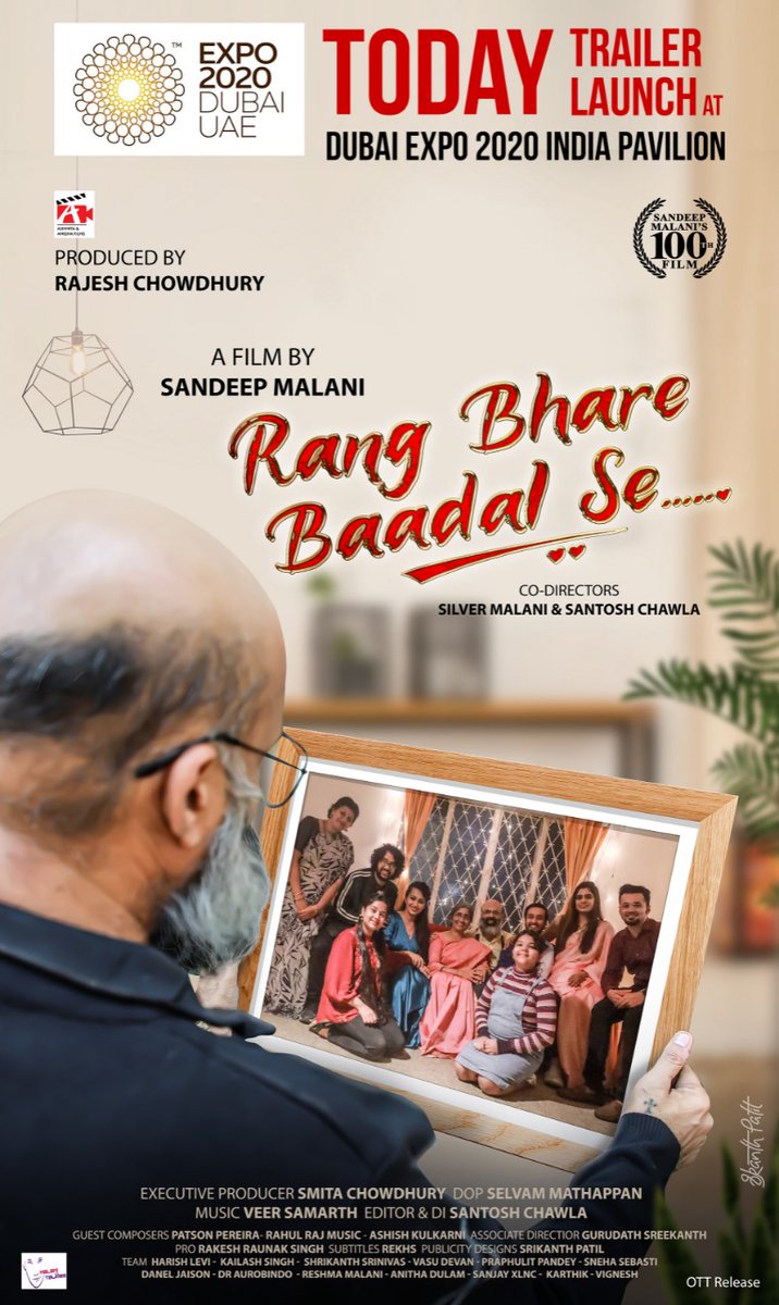 pp4aap's tweet photo. Dosto, glad to share that Our movie Trailer will be shown today at Dubai Expo. 

Feeling Proud to be a part of this team ❤
@malanitalkies https://t.co/7pZxU6RAIf