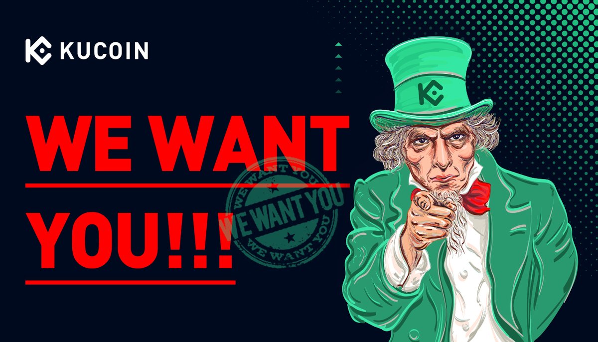 kucoincom's tweet photo. 📣 We are hiring!

#KuCoin is currently looking for a Korean🇰🇷 Community Manager!

👀 Are you the one we are looking for?

✍️ Apply now! Check the job descriptions and requirements here: https://t.co/BbQhZFu8to https://t.co/5yQNcRn2aO